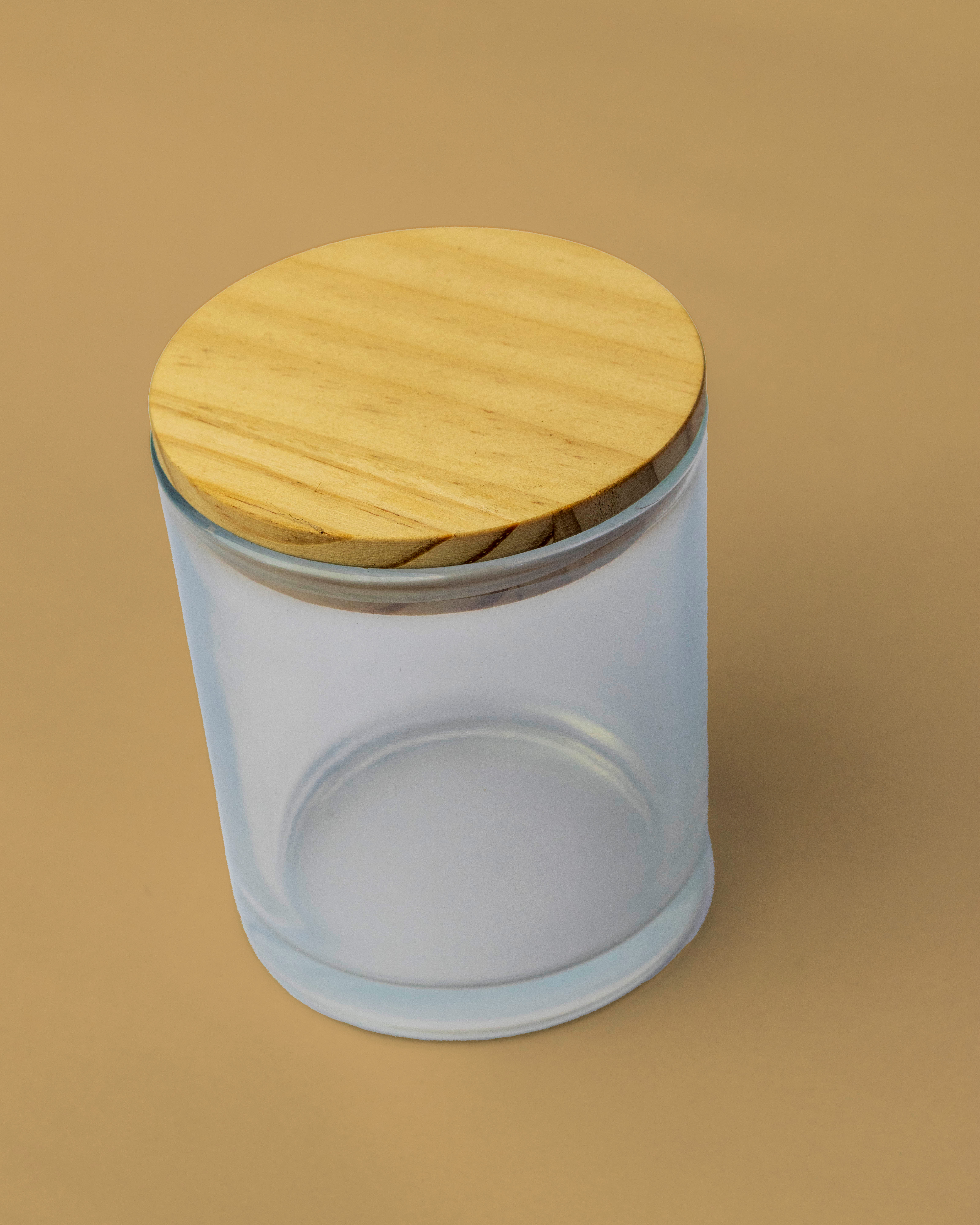 Clear Candle Glass Jar
