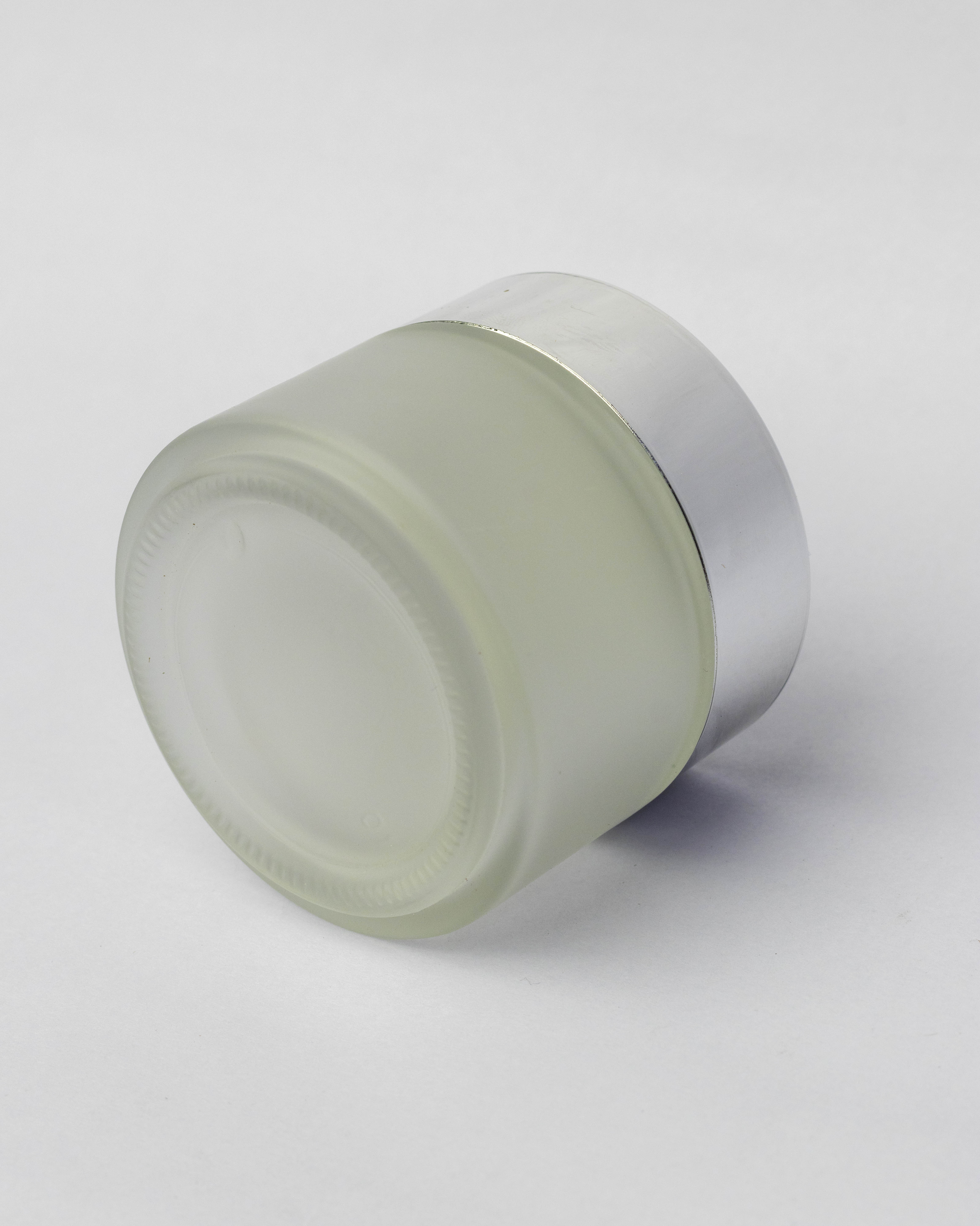 Frosted Glass Jar 50g