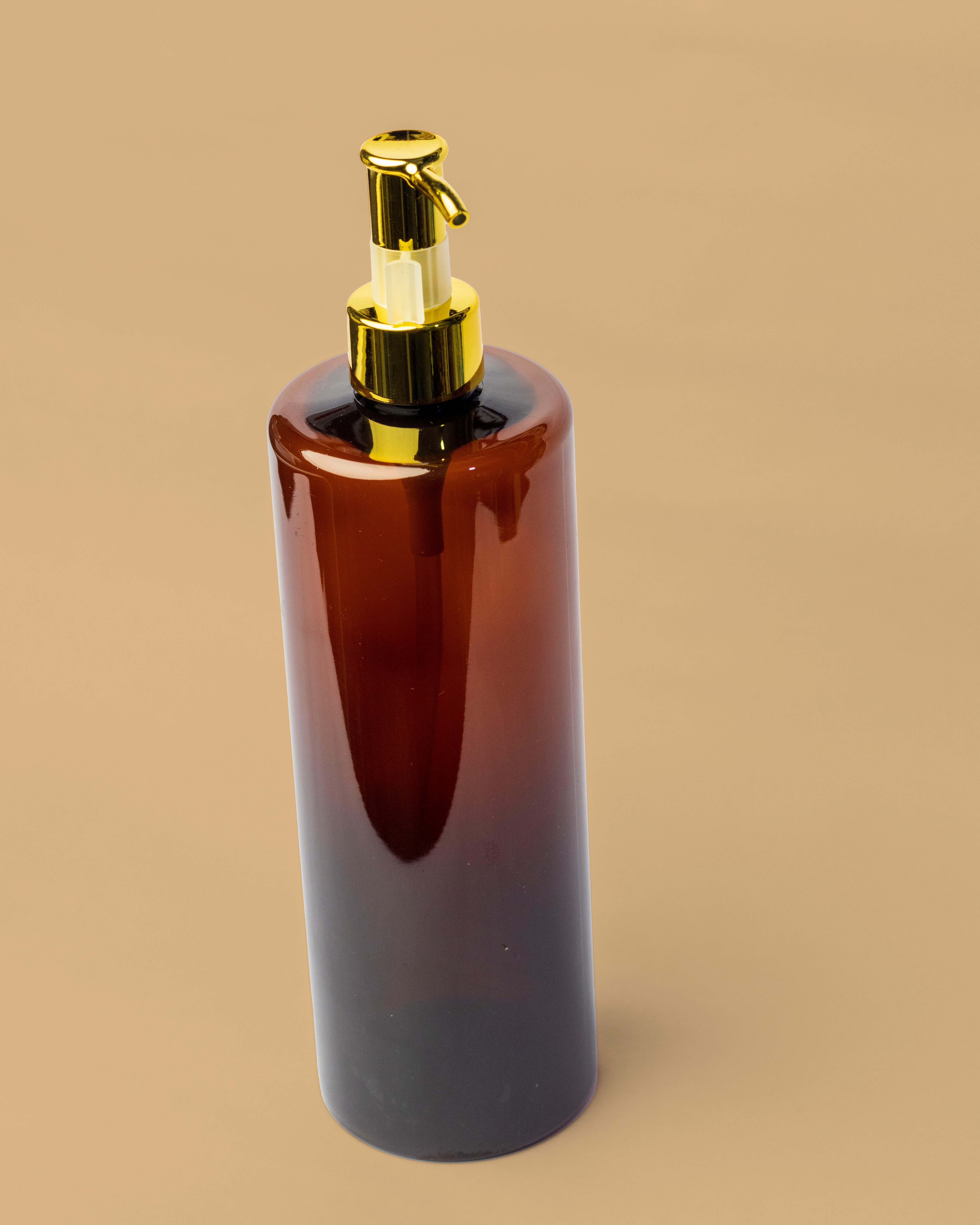 Amber PET Bottle Flat 500ml
