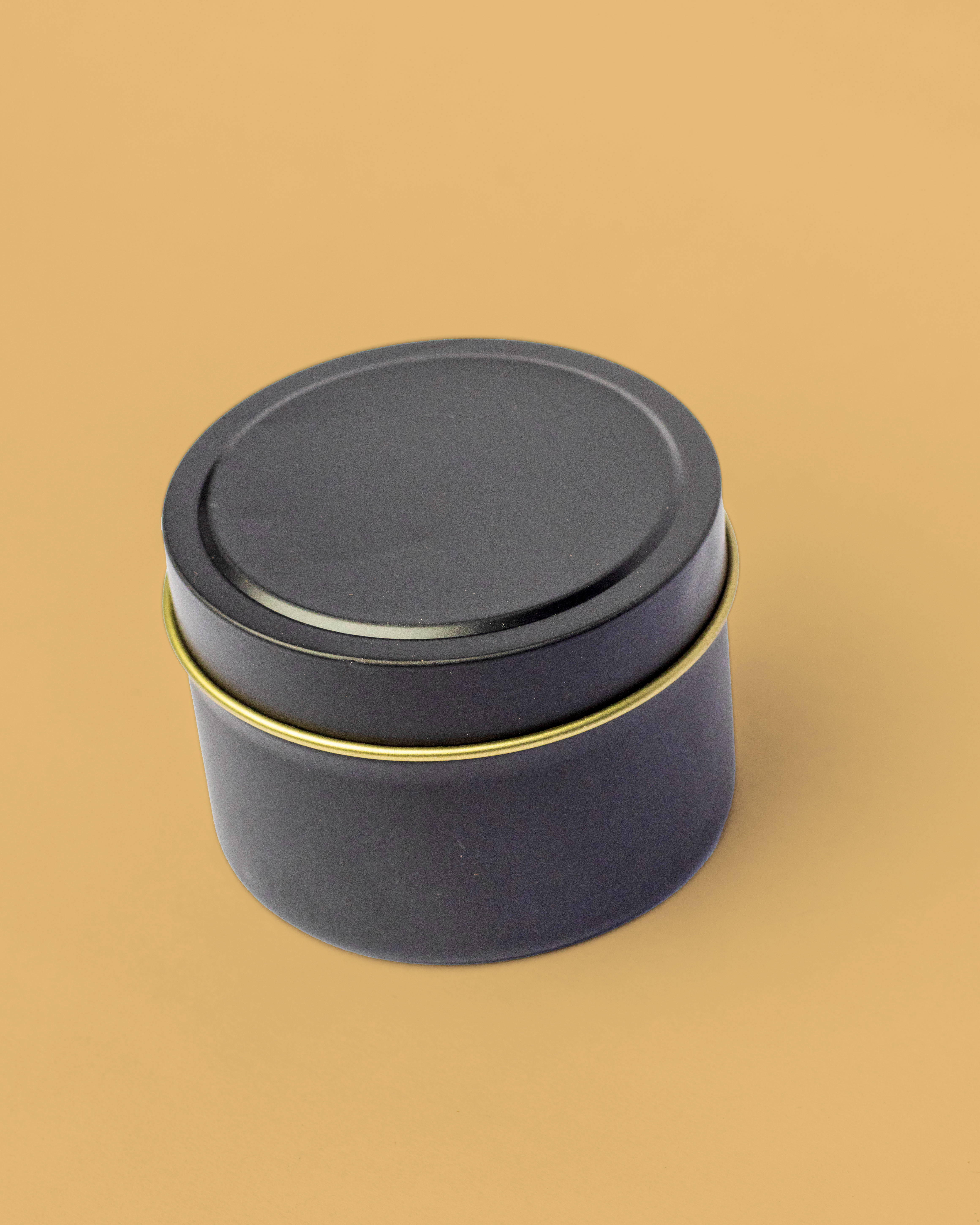 Metallic Black Candle Jar 100g